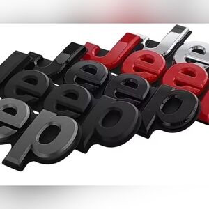 New Jeep Emblem Badge Logo Adhesive Back 15.8x6.5cm See Colors